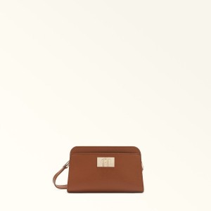 Furla 1927 Crossbody Taske Dame Brune | 9612-BYNJW