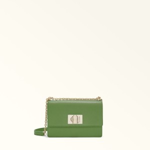 Furla 1927 Crossbody Taske Dame Mørkegrøn | 2476-AFEBG