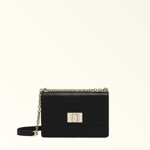 Furla 1927 Crossbody Taske Dame Sort | 5098-BZKIF