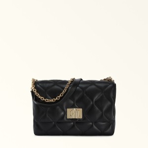 Furla 1927 Crossbody Taske Dame Sort | 6294-QJRLF