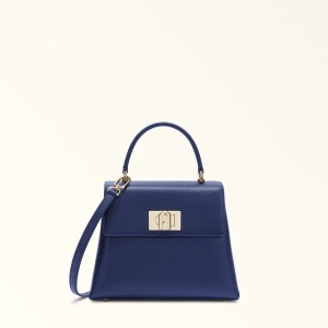 Furla 1927 Håndtaske Dame Mørkeblå | 6245-RQCHO