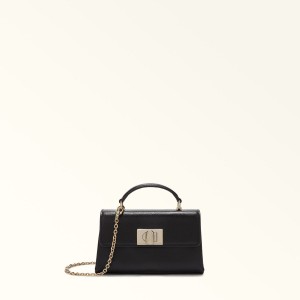 Furla 1927 Mini Tasker Dame Sort | 4831-EIXVJ