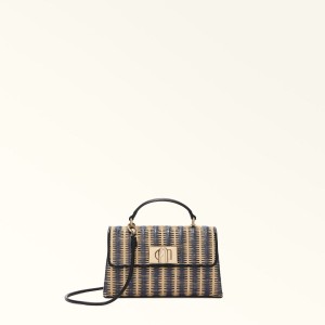 Furla 1927 Mini Tasker Dame Sort | 7329-JGITP