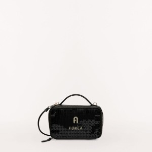 Furla CAMELIA Mini Tasker Dame Sort | 1705-GPJRB