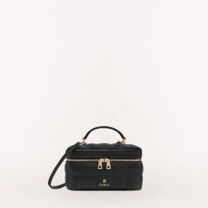 Furla CAMELIA Mini Tasker Dame Sort | 3816-CTXZN