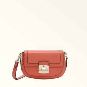 Furla CLUB 2 Crossbody Taske Dame Lyserød | 5182-OAWJD