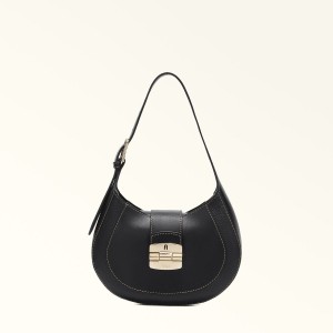 Furla CLUB 2 Skuldertasker Dame Sort | 2657-OBSJG