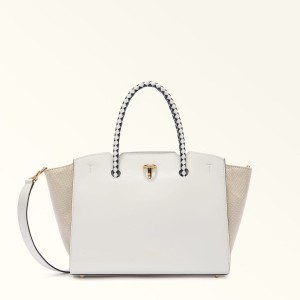 Furla GENESI Totes Dame Hvide | 4519-XAIHJ