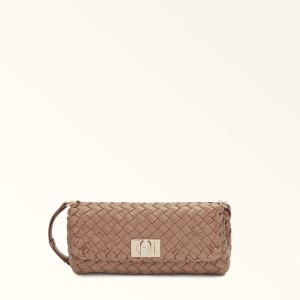 Furla GERLA Skuldertasker Dame Kaffe | 6045-LJFQY