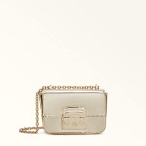 Furla METROPOLIS Crossbody Taske Dame Guld | 2068-QVWEY