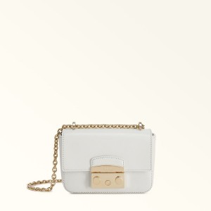 Furla METROPOLIS Crossbody Taske Dame Hvide | 0483-CGPUT