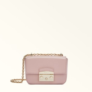 Furla METROPOLIS Crossbody Taske Dame Lyserød | 7469-WIZPF