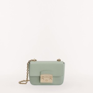 Furla METROPOLIS Crossbody Taske Dame Mintgrønne | 8751-UJKZC