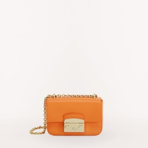 Furla METROPOLIS Crossbody Taske Dame Orange | 6093-BTZAH