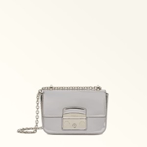 Furla METROPOLIS Crossbody Taske Dame Sølv | 3751-FGRZE