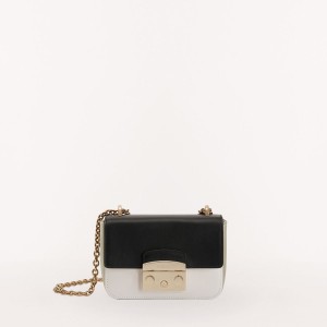 Furla METROPOLIS Crossbody Taske Dame Sort | 2304-XTUOI