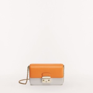 Furla METROPOLIS Mini Tasker Dame Orange Hvide | 6314-GEAUK