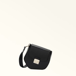 Furla METROPOLIS PRISMA Crossbody Taske Dame Sort | 7502-JSIEB