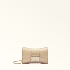 Furla METROPOLIS REMIX Crossbody Taske Dame Beige | 9213-ETSXO