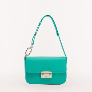 Furla METROPOLIS Skuldertasker Dame Turkis | 5684-FQRHD