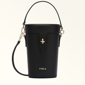 Furla NET Crossbody Taske Dame Sort | 3602-VWQBH