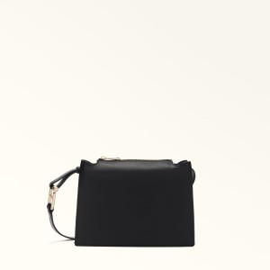 Furla NUVOLA Crossbody Taske Dame Sort | 4382-LAFSO