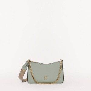 Furla PRIMULA Crossbody Taske Dame Grå Brune | 7892-GKMHS