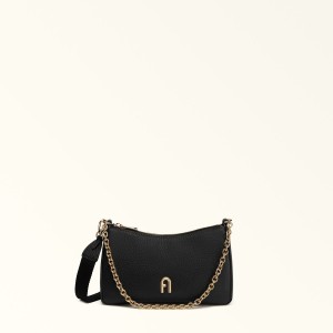 Furla PRIMULA Crossbody Taske Dame Sort | 7269-QLESR