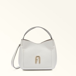 Furla PRIMULA Skuldertasker Dame Hvide | 5614-NZJGS