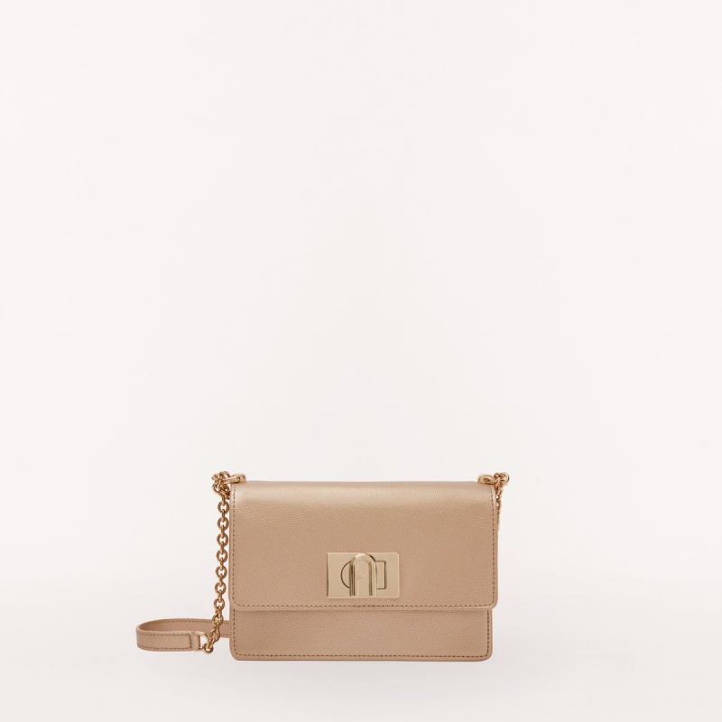 Furla 1927 Crossbody Taske Dame Abrikos | 6034-VCYLD