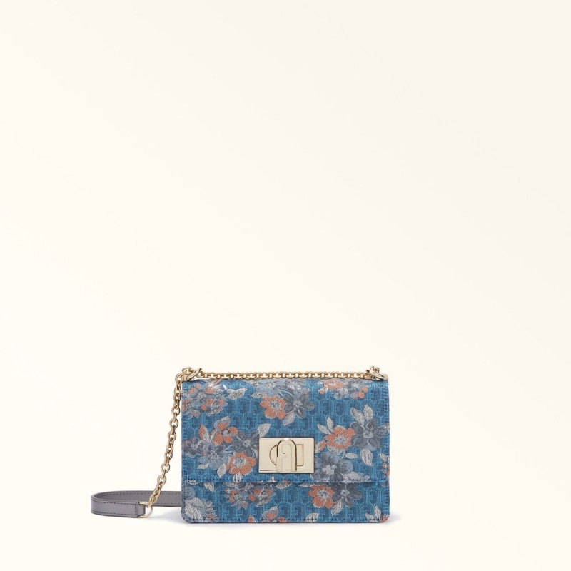 Furla 1927 Crossbody Taske Dame Blomster | 8326-WUVBO