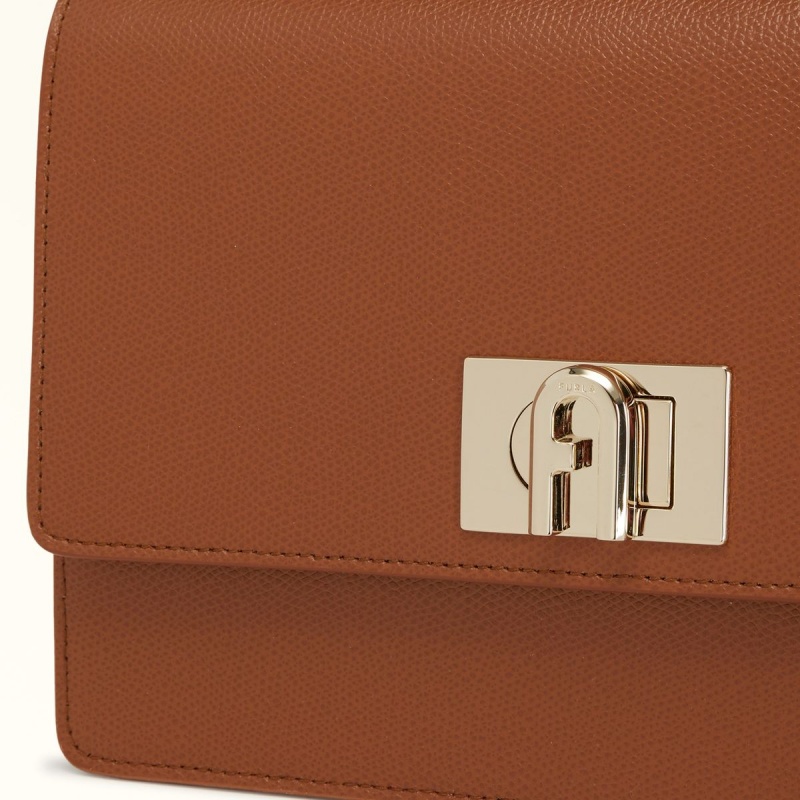 Furla 1927 Crossbody Taske Dame Brune | 5183-LVZAC