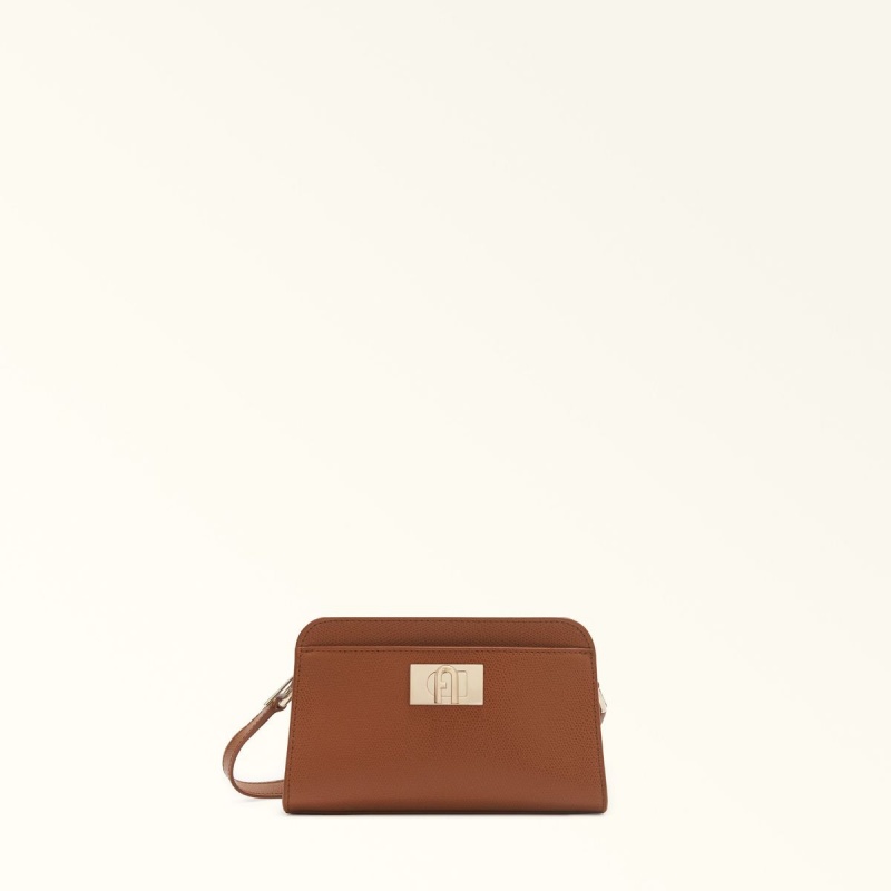 Furla 1927 Crossbody Taske Dame Brune | 9612-BYNJW