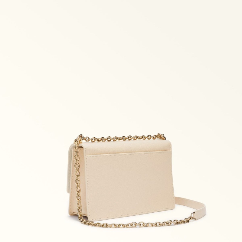 Furla 1927 Crossbody Taske Dame Hvide | 2350-RLOIG