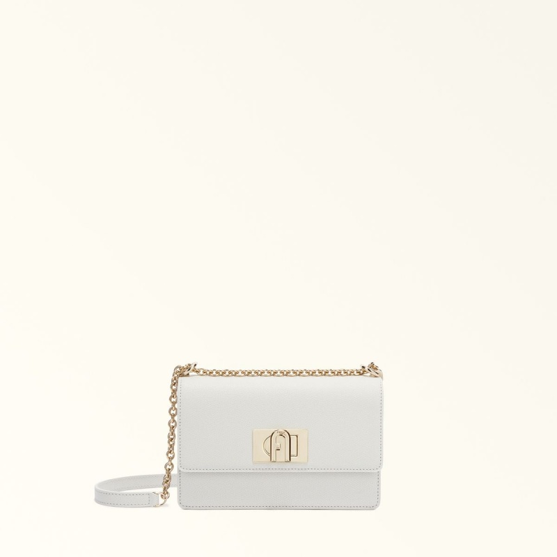 Furla 1927 Crossbody Taske Dame Hvide | 3504-EYMNV