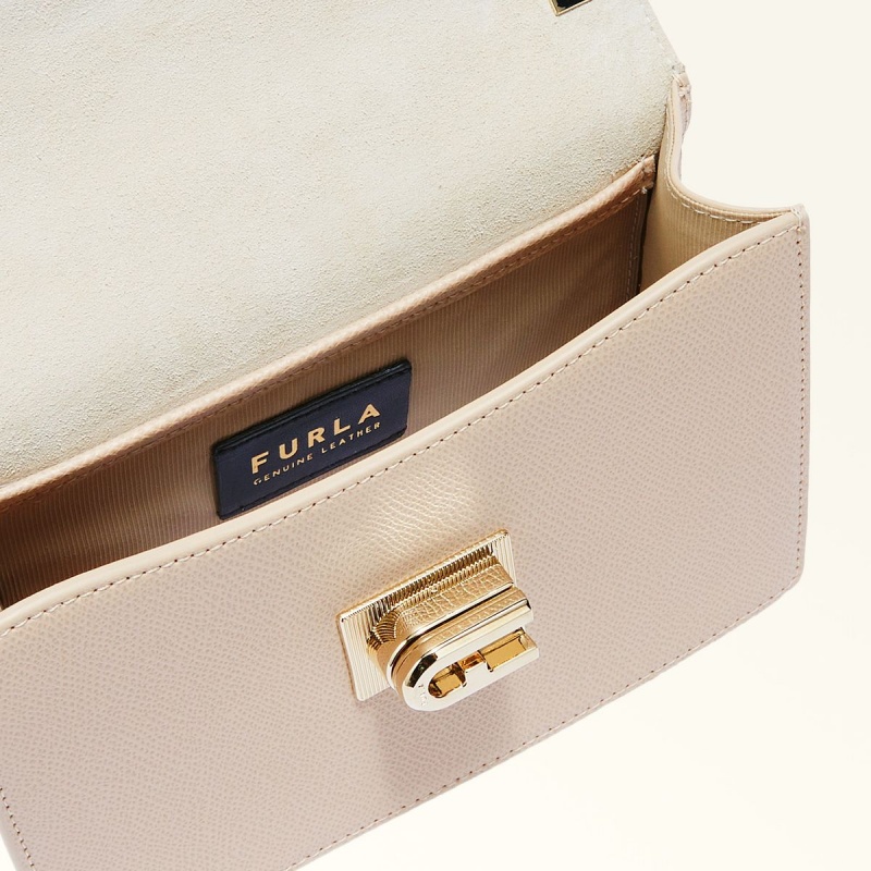 Furla 1927 Crossbody Taske Dame Hvide | 7061-SWFMV