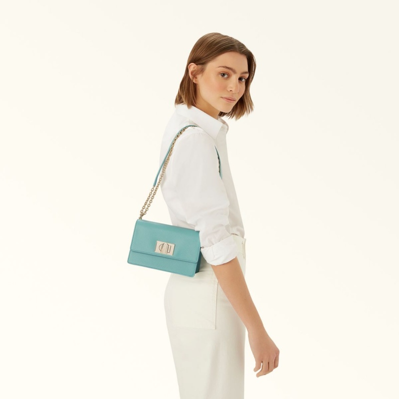 Furla 1927 Crossbody Taske Dame Mintgrønne | 7830-XVKPN