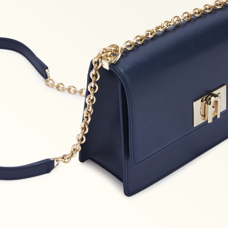 Furla 1927 Crossbody Taske Dame Mørkeblå | 1672-TENJW