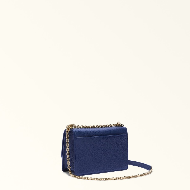 Furla 1927 Crossbody Taske Dame Mørkeblå | 8217-XSEQG