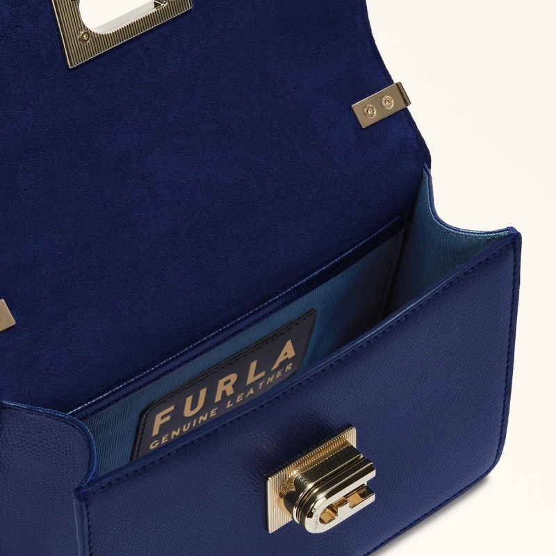 Furla 1927 Crossbody Taske Dame Mørkeblå | 8217-XSEQG