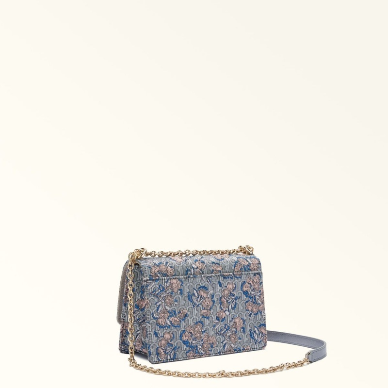 Furla 1927 Crossbody Taske Dame Sølv | 4721-LPQUV