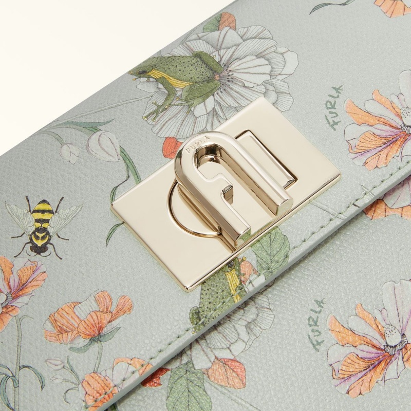 Furla 1927 Håndtaske Dame Blomster | 3685-DBJYP