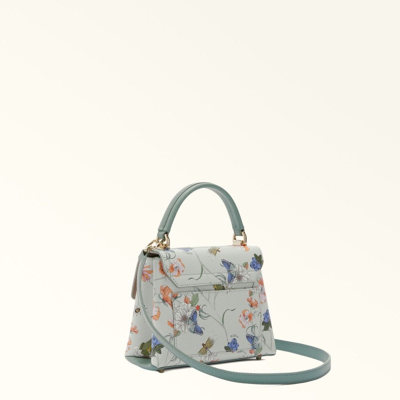 Furla 1927 Håndtaske Dame Blomster | 3685-DBJYP