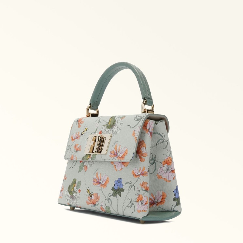 Furla 1927 Håndtaske Dame Blomster | 3685-DBJYP