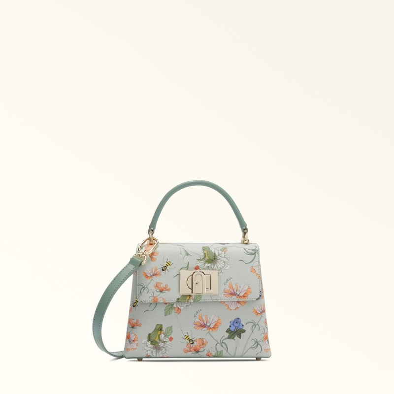 Furla 1927 Håndtaske Dame Blomster | 3685-DBJYP