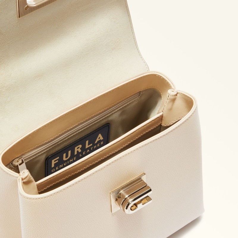 Furla 1927 Håndtaske Dame Hvide | 1578-RAFEI