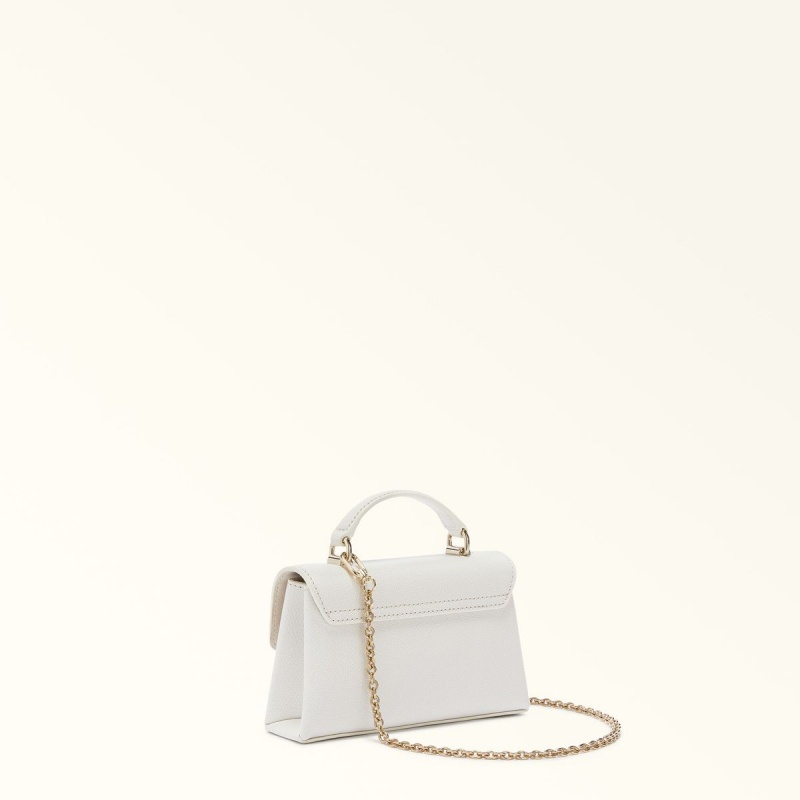 Furla 1927 Mini Tasker Dame Hvide | 9361-JPOLW