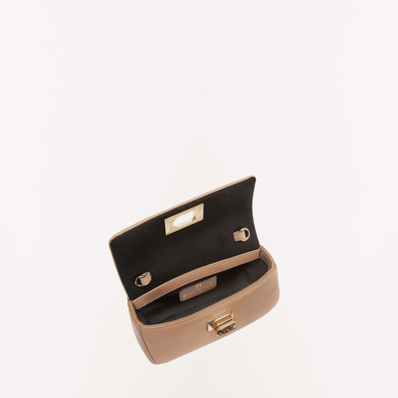 Furla 1927 Mini Tasker Dame Kaffe | 3698-WHGNT