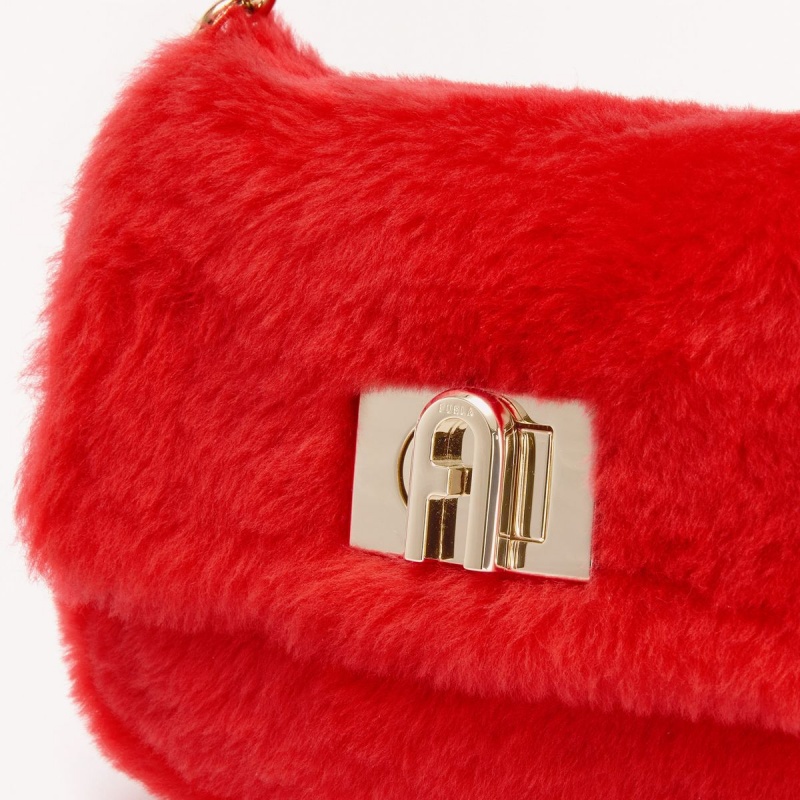 Furla 1927 SOFT Crossbody Taske Dame Rød | 8159-OHMTN