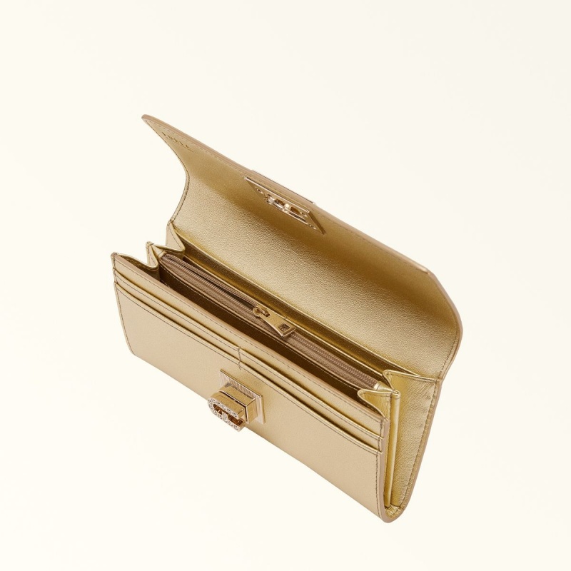 Furla 1927 Stor Pung Dame Guld | 9152-OAWJR